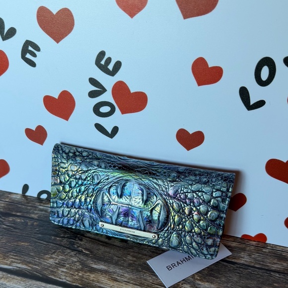 Brahmin Ady Wallet blue NWT gorgeous!!!!